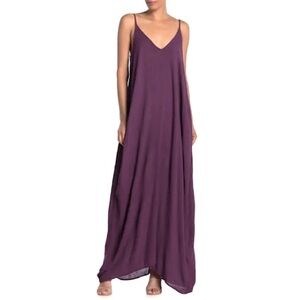 NWOT Loveappella Deep Purple Maxi Dress SZ 1X
